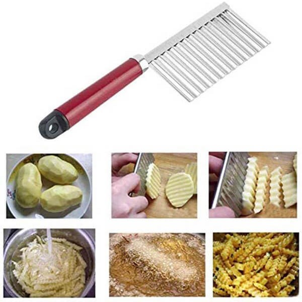 Potato Vegetable Wavy Cutter