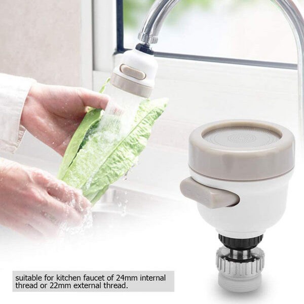 360°Rotatable 3 Modes Adjustment ABS Water Saving Tap Filter