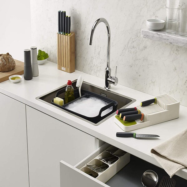 Kitchen Drawer Spoon Knife Fork Cutlery Flatware Storage Box Organizer