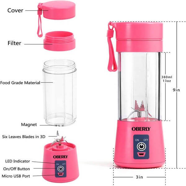 Portable USB Electric Fruit Juicer