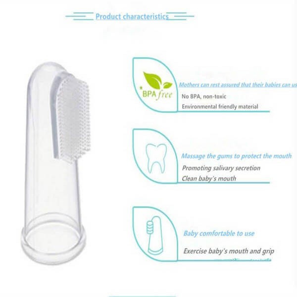 Silicone Baby Finger Brush Pack of 2