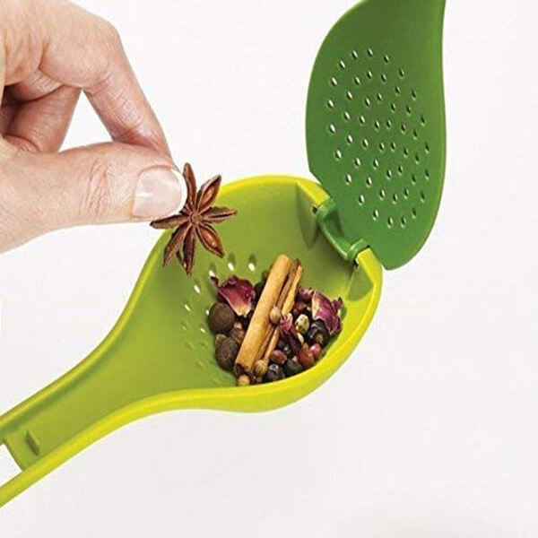 Filter Heat Resistant Reusable Green Infuser Tea Spoon