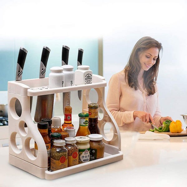 2-Tier Standing Spice Rack