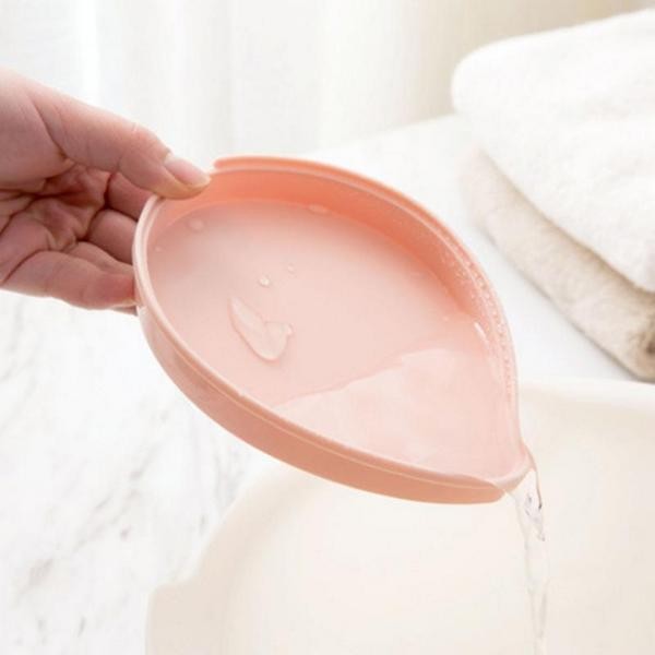 Leaf Shaped Holder With Drain Tray