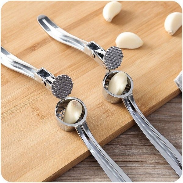 Stainless Steel Garlic Press Crusher