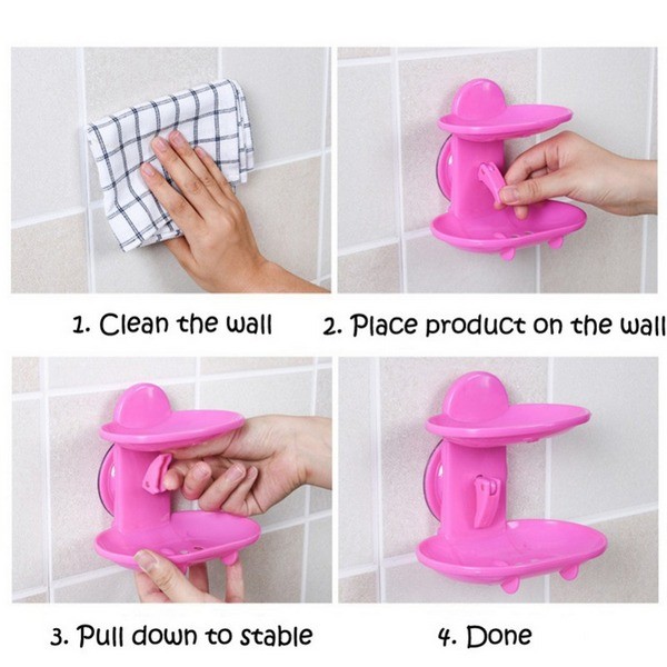 Double Layer Soap Dish Holder