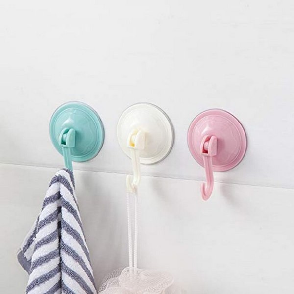 Suction Cup Wall Hooks Pack of 2
