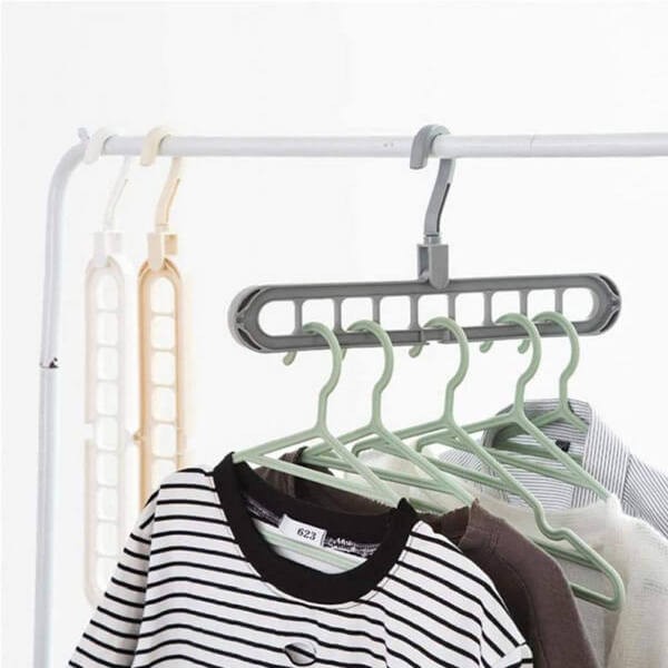 9-Hole Clothes Hanger Organizer Pack of 2