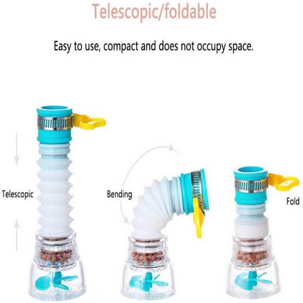 360° Rotating Faucet Booster Shower Head Filter