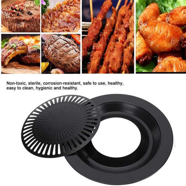 Non-Stick Smokeless Indoor BBQ Grill