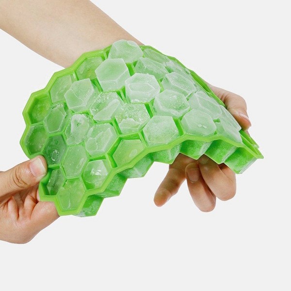 Silicone Honeycomb Ice Tray Without Lid