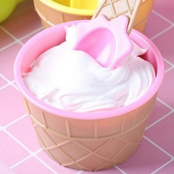 Ice Cream Cup with Spoon