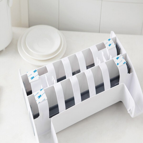 3 In 1 Wall Mounted Kitchen Tissue Roll Holder