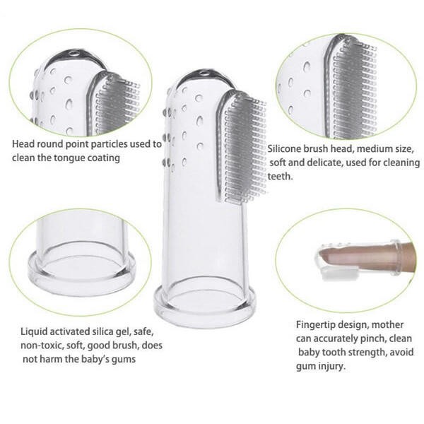 Silicone Baby Finger Brush Pack of 2