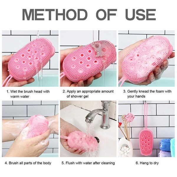 Soft Silicone Bath Brush
