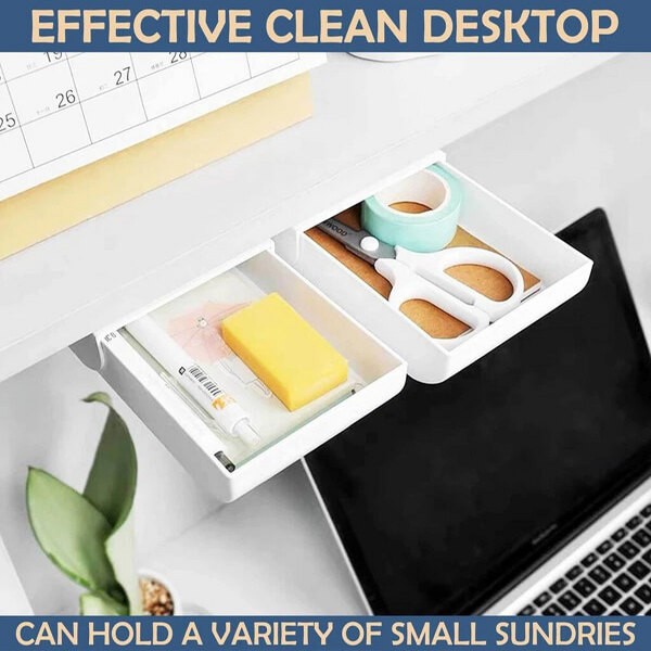 Hidden Table Under Paste Plastic Desk