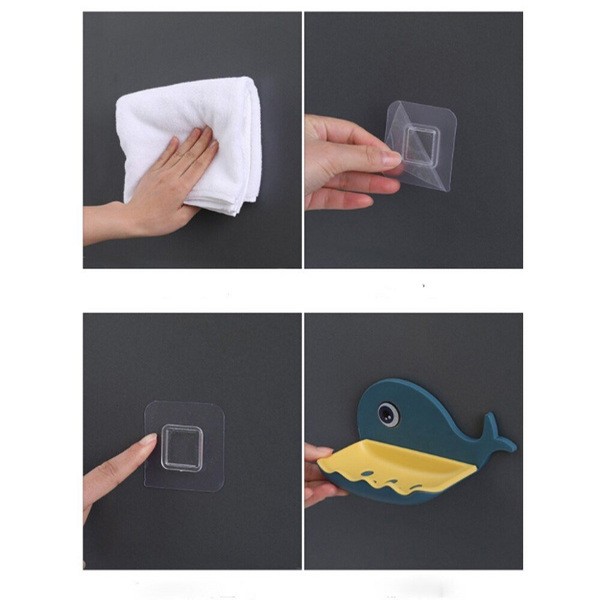 Whale Shapes Soap Dish Wall Mounted