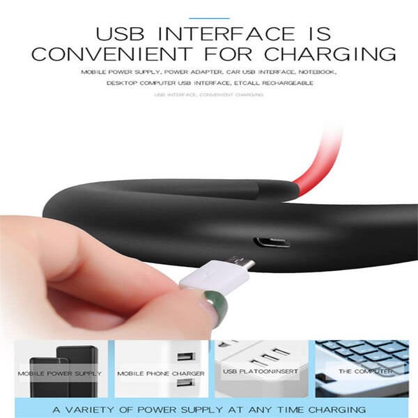 Rechargeable Mini USB Portable Neck Fan