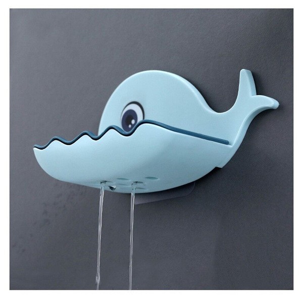 Whale Shapes Soap Dish Wall Mounted
