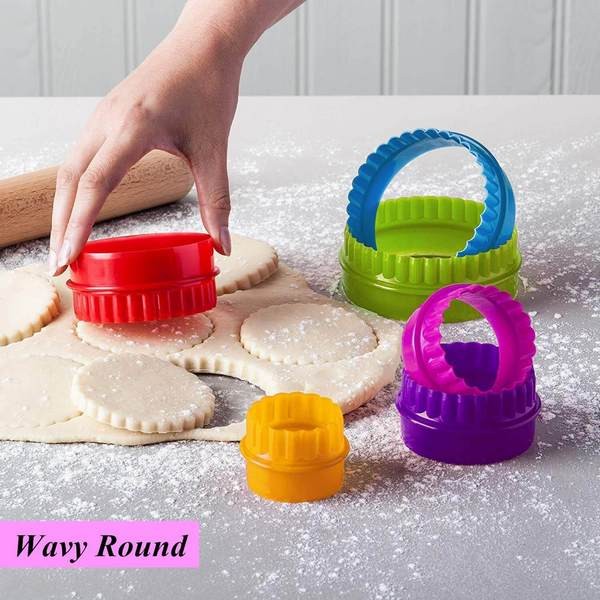 6 Pcs Round Cookie Cutters