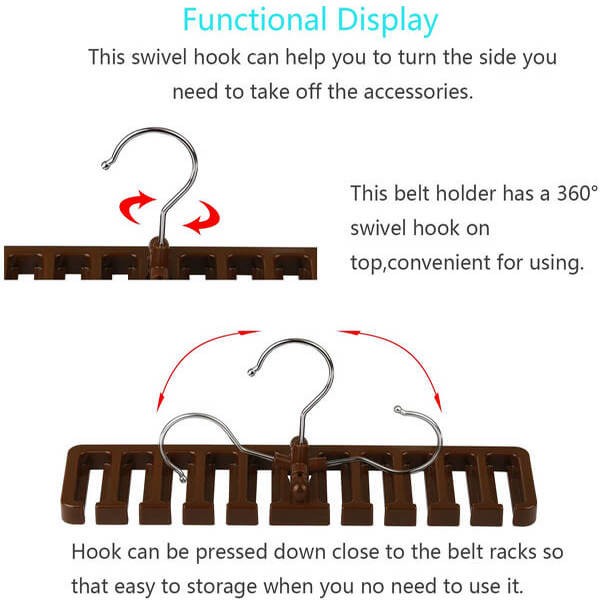 Tie Belt Organizer Wardrobe