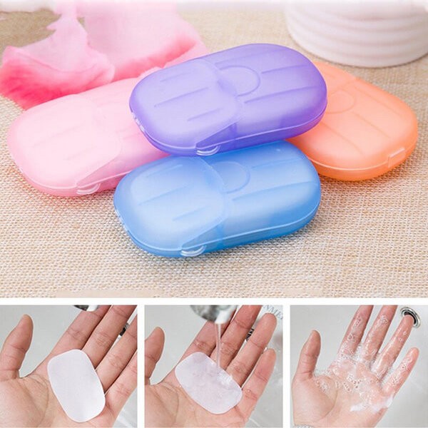 Disposable Mini Soap Paper Pack of 2