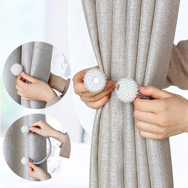 Magnetic Ball Curtain Holder