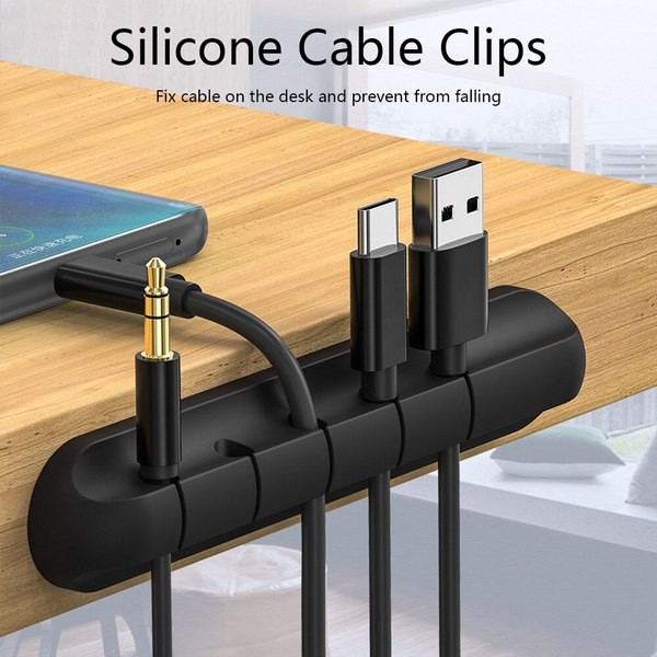 Silicone Cable Clips Holder