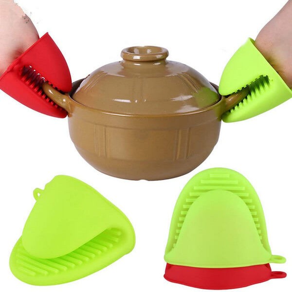 2Pc Silicone Heat Resistant Pot Holder