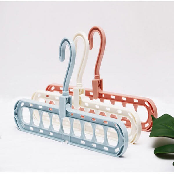 9-Hole Clothes Hanger Organizer Pack of 2