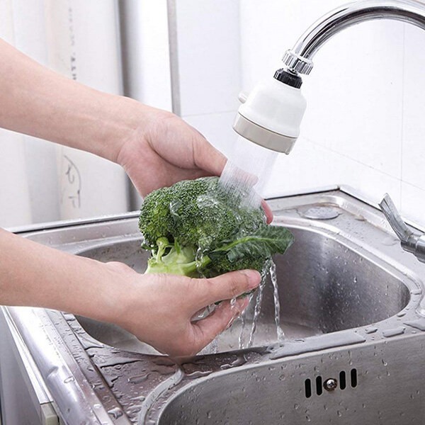 360°Rotatable 3 Modes Adjustment ABS Water Saving Tap Filter