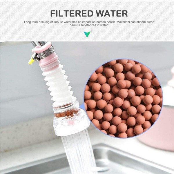 360° Rotating Faucet Booster Shower Head Filter