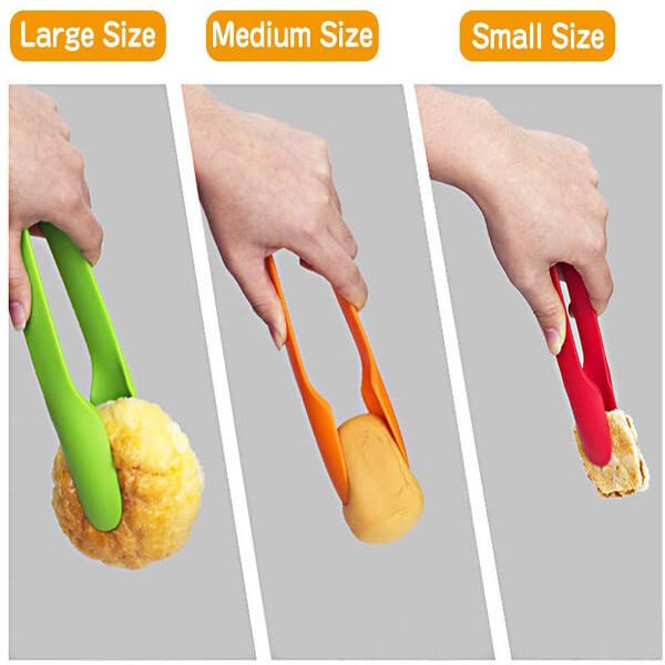 3 in 1 Kitchen Food Tong Plastic