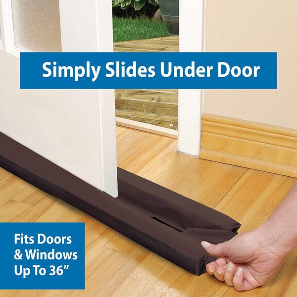 Twin Draft Door Window Guard Wind Dust Blocker