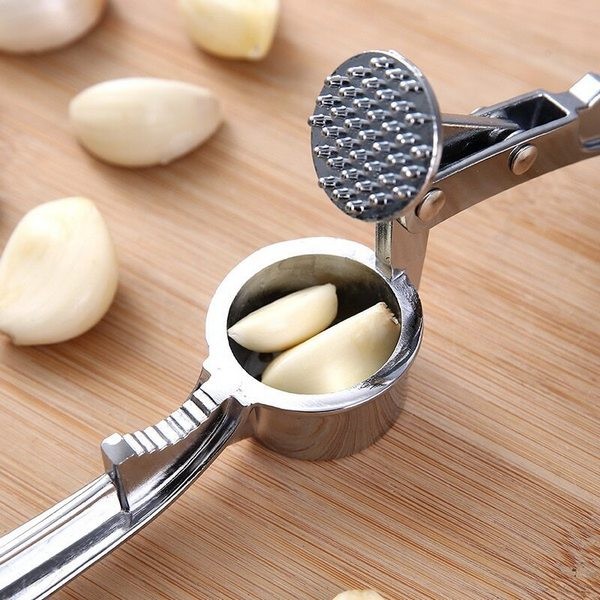 Stainless Steel Garlic Press Crusher