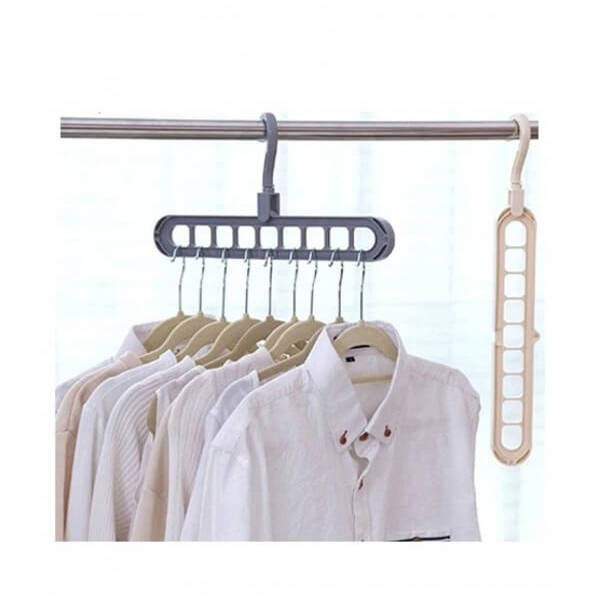 9-Hole Clothes Hanger Organizer Pack of 2
