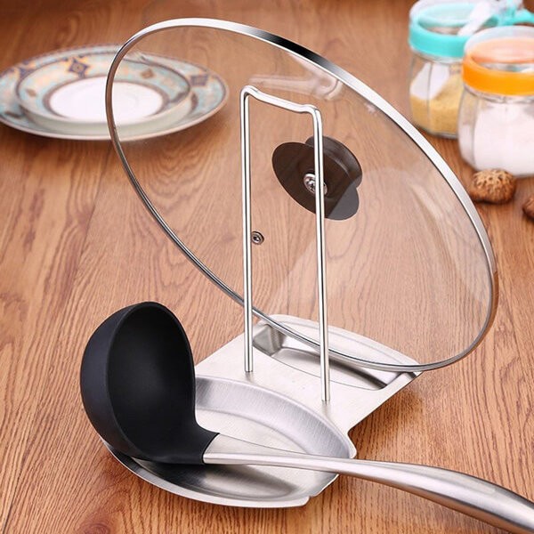 Stainless Steel Lid and Spoon Rest