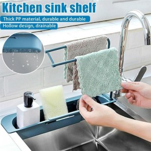 Sink Rack Expandable Storage Drain Basket