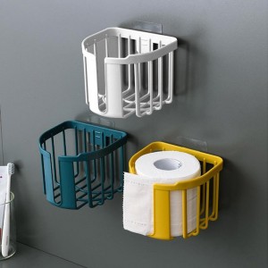Punch-Free Toilet Paper Shelf