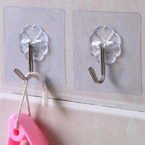 Pack of 5 (One Dollar Deal) Adhesive Wall Hooks