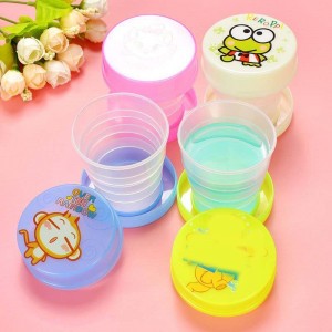 Outdoor portable foldable lovely drinking cup