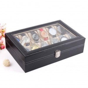 10-Slot Watch Box with Removable Watch Pillow