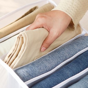 Jeans Compartment Storage Box Closet Clothes
