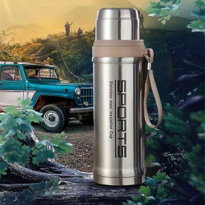 750ml Stainless Steel Vacuum Flask Sports Water Bottle