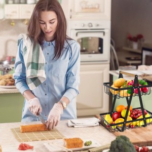 2-Tier Fruit Basket Vegetable Rack