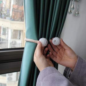 Pack of 2 (One Dollar Deal) Magnetic Curtain Holder Tieback