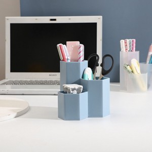 1 pcs 3 Lattices Cosmetic Make-up Brush Holder