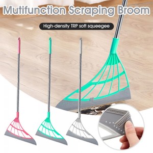 Broom Window Washing Wiper Silicone Spatula Mop