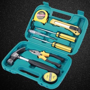 9-piece Set Of Emergency Hardware Tool Kit