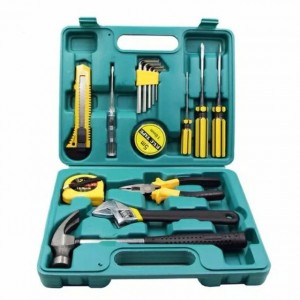 16-piece Set Of Emergency Hardware Tool Kit